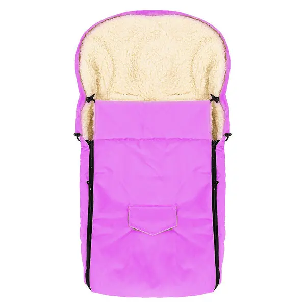 Sac de iarna impermeabil de lana Nativo 95x40 cm pentru landoucaruciorsanie Winter Roz