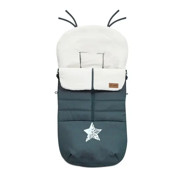 Sac de iarna universal pentru carucior Jane Nest Seal 95x46 cm material interior din fleece