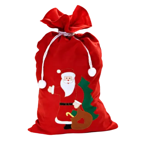 Sac mos craciun 60x100 cm