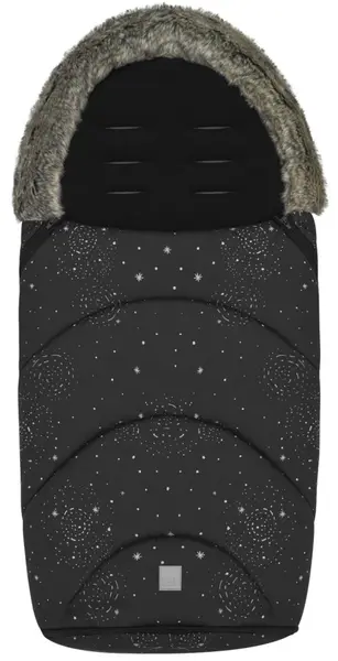 Sac pentru cărucior KikkaBoo - Trendy Galaxy, Black