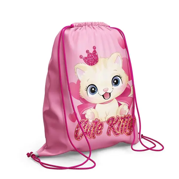 Sac sport, Cute Kitty, 46x35.5 cm, S-Cool