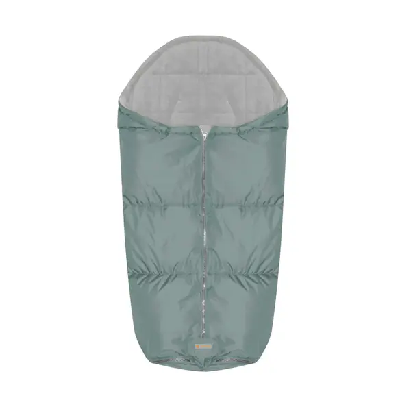 Sac termic de iarna impermeabil pentru carucior cu captuseala polar fleece Iceberg Green