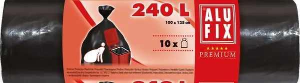 Saci de gunoi ALUFIX - 240 l, 10 buc.