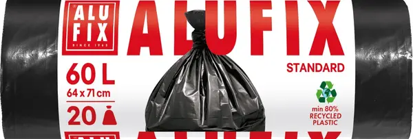 Saci de gunoi ALUFIX - 60 l, 20 buc.