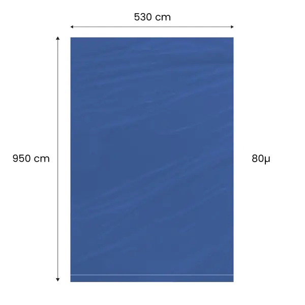 Saci LDPE Reciclați Colorați 530x950 mm, 80µ – practici și vizibili pentru recoltă
