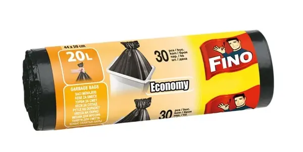 Saci menajeri 20 L negri Fino HD 30 bucati/rola Saci menajeri 20 L negri Fino HD 30 bucati/rola