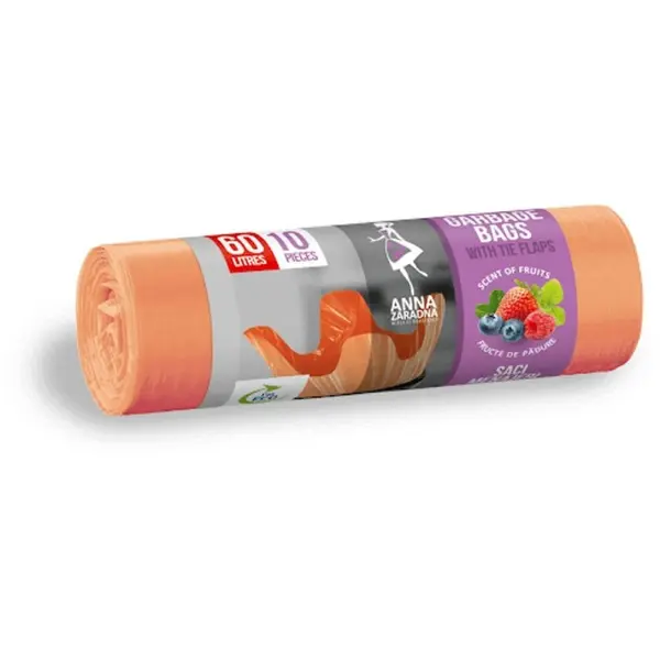Saci Menajeri Parfumati Anna, Somon, 60 l, 10 Bucati