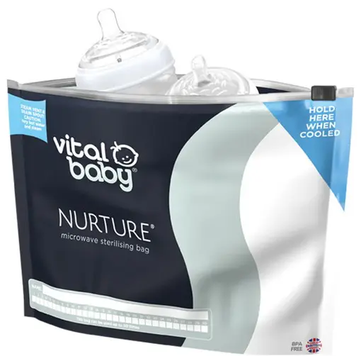 Saci pentru sterilizare la microunde Vital Baby - 5 bucati