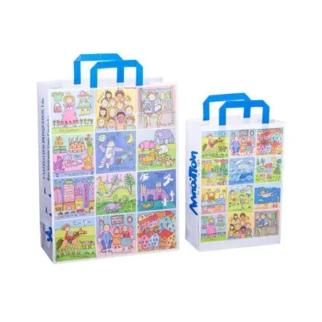 Sacosa cadou din hartie - Amintiri (XL - 45 x 17 x 48cm, 100g)
