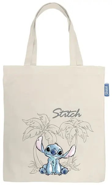 Sacoșă de cumpărături Arditex Disney: Lilo & Stitch - Stitch With Palm Trees