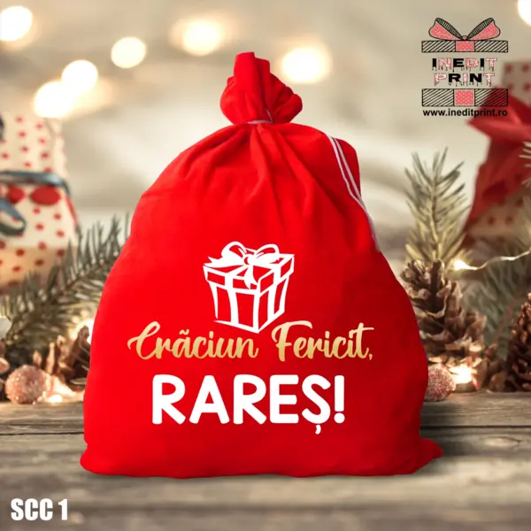 Saculet cadou personalizat SCC1