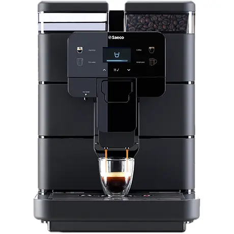 Saeco Espressor automat Saeco Royal, 1400 W, Rezervor 2.5 l, Rasnita incorporata cu 8 trepte, Capacitate boabe 600 gr, Negru