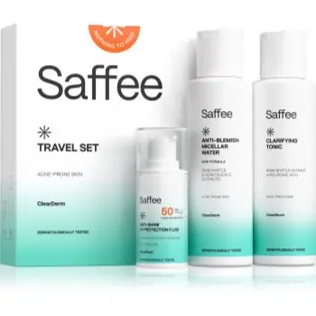 Saffee ClearDerm Travel Set Set de călătorii pentru pielea problematica