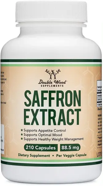Saffron Extract, 88.5 mg, 210 capsule, Double Wood