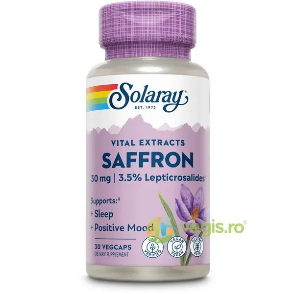 Saffron (Sofran) 30mg 30cps vegetale Secom,