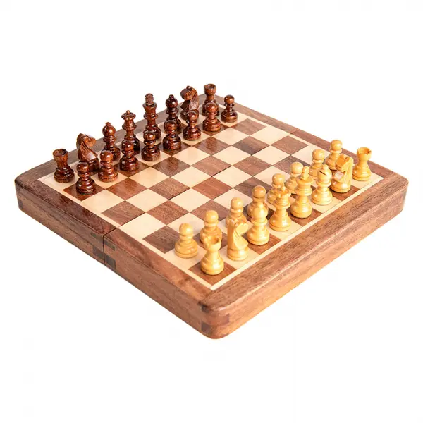 Sah magnetic lemn kh31 mm, 19x19 cm