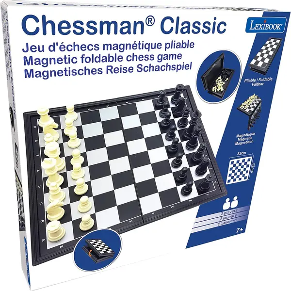 Sah magnetic pliabil Lexibook: Chessman Classic