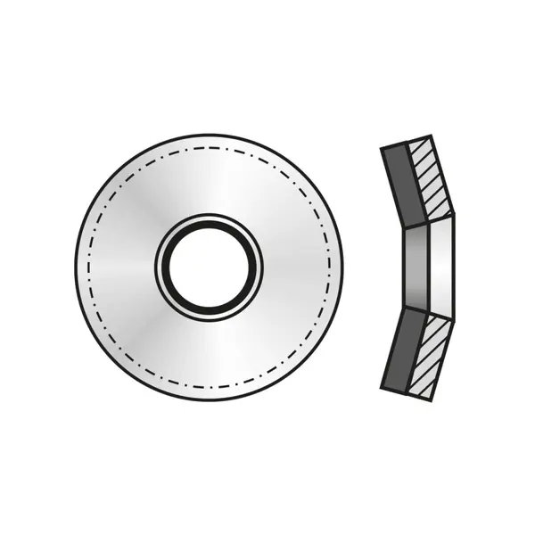 Saiba Cauciucata Epdm pentru Etansare Inox A2-5.3 X 16