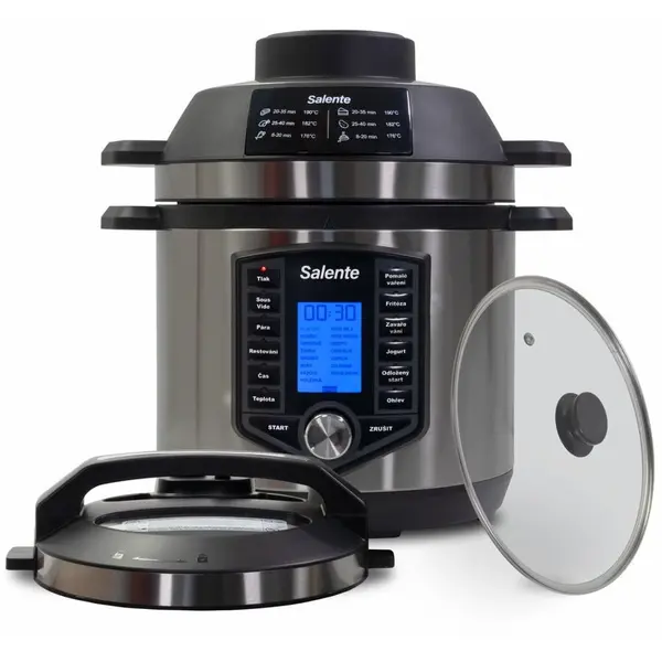 SALENTE Oală multifuncțională Salente Ario II, 2 in 1 multifunctional pot, cuptor cu aer cald, CZ version