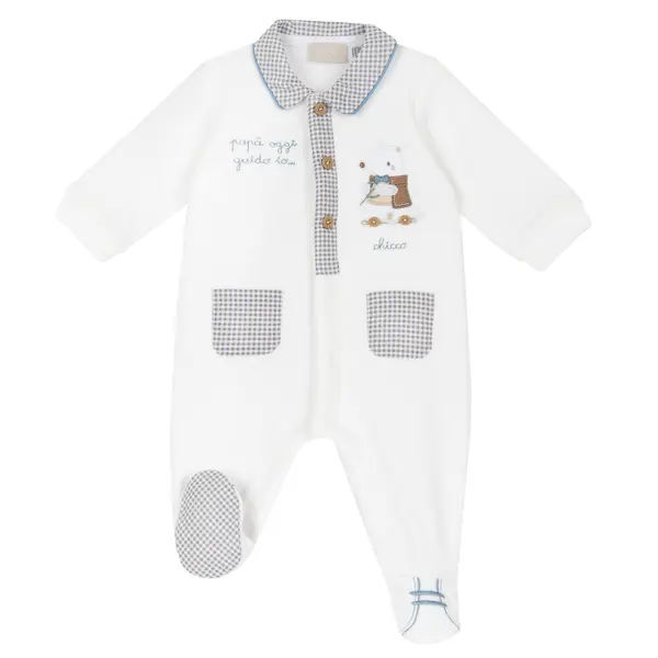 Salopeta bebelusi Chicco, Alb 2, 27114-66MFCI