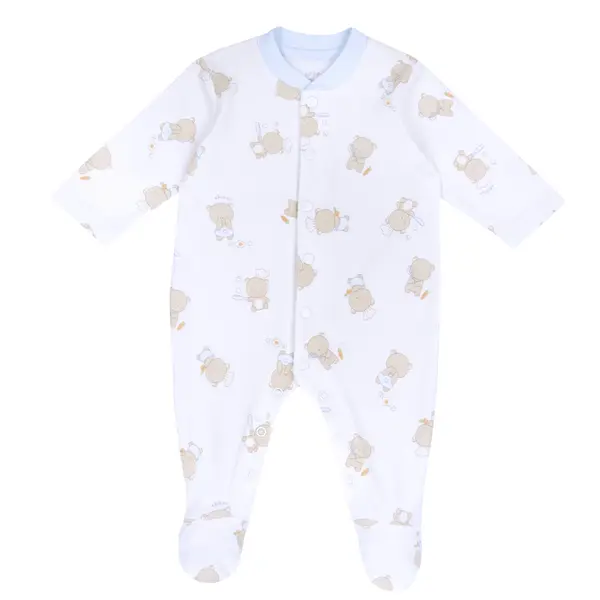 Salopeta bebelusi Chicco, turcoaz cu alb, 00901-69MFCI