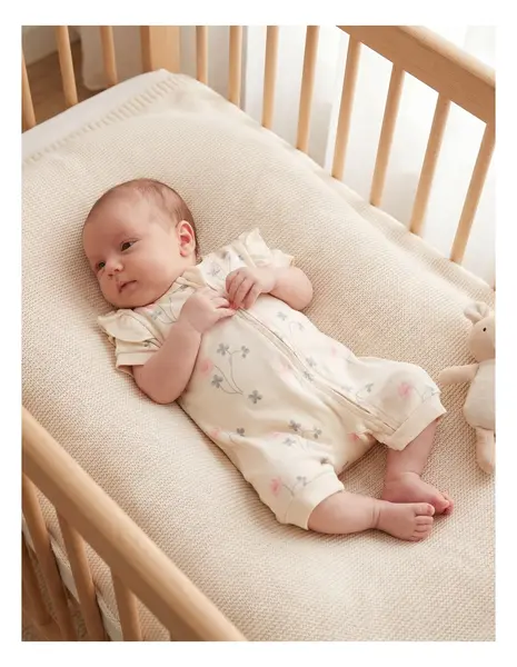 Salopeta de vara, Baby Girl, crem-roz