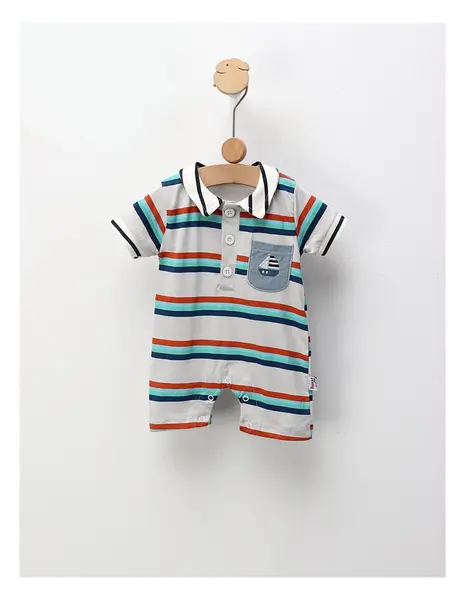 Salopeta, I will Sail, gri-multicolor