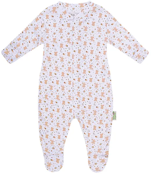 Salopetă pentru bebeluşi Bio Baby - 68 cm, 4-6 luni, maro