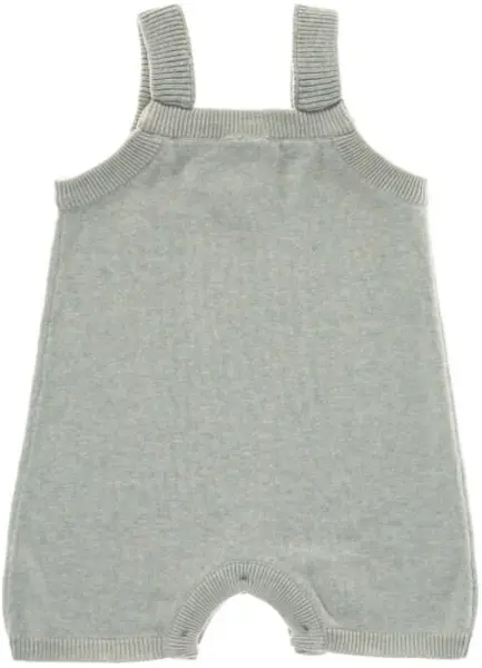 Salopeta pentru bebeluși Lassig - Cozy Knit Wear, 50-56 cm, 0-2 luni, gri