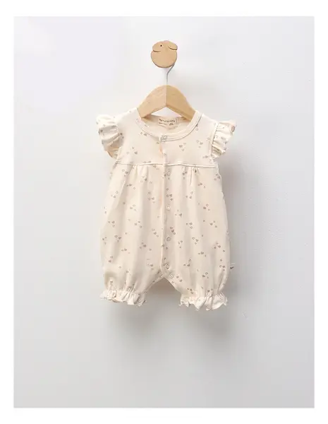 Salopeta vara Muratbaby crem-inimioare