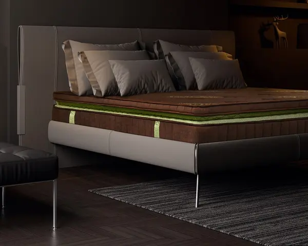 Saltea Bedora Dubai Chocolate Dream 140x200 cm, 28 cm, medie/tare