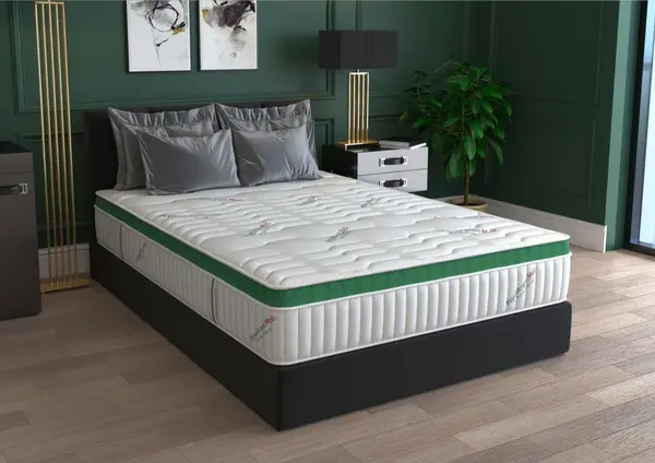 Saltea cu arcuri HypoallergenicMed Primo Protect 90 x 200 x 23 cm, ortopedica cu husa antialergica