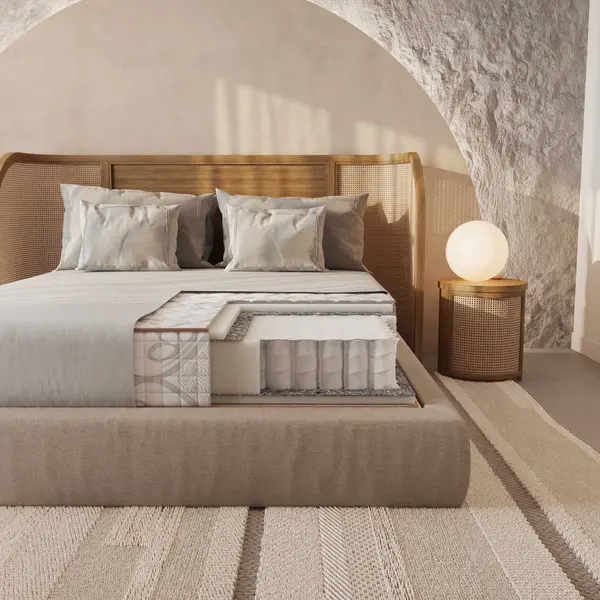 Saltea cu arcuri individuale Eko Pocket, grosime 24 cm - 120x200 cm
