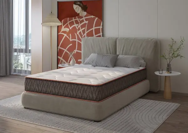 Saltea cu arcuri Supreme Comfort Pocket Multilayer 120x200x30 cm fermitate medie