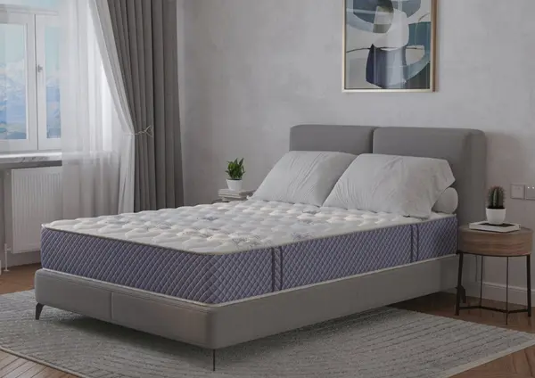 Saltea cu memorie si arcuri Passiflora Pocket Multilayer 160x200x28 cm