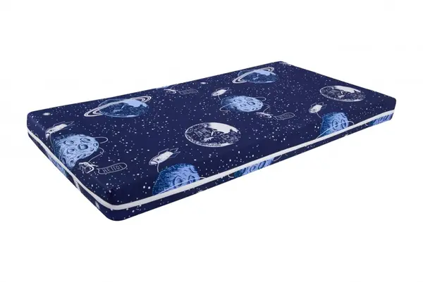 Saltea cu memorie Somnart Memory 70x140x10 cm husa impermeabila, model cosmos