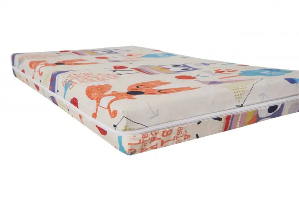 Saltea cu memorie Somnart Memory 70x140x10 cm husa impermeabila, model bufnita