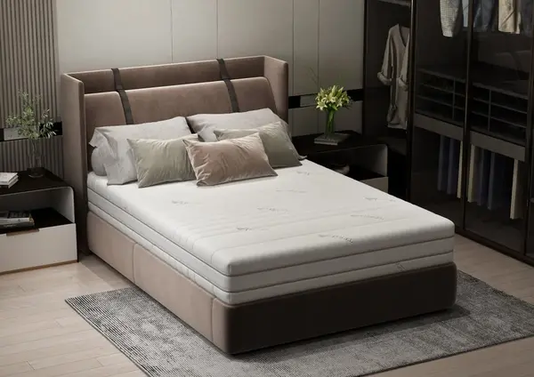 Saltea cu memorie Somnart Memory Tencel 90x200x26 cm 7 zone cu aerisiere 3D Airmesh
