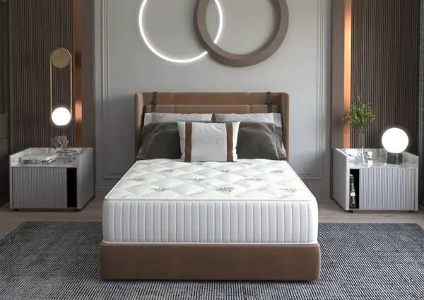 Saltea cu memorie Somnart Memory Ultimate 120 x 200 x 24 cm cu husa cu Aloe Vera