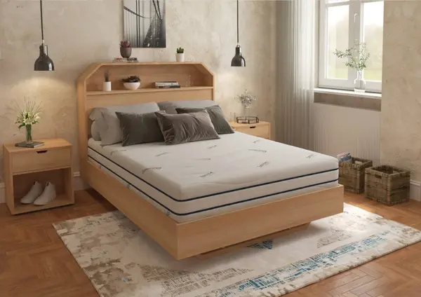 Saltea cu memorie Somnomed Antiacaria 160x200x20 cm husa cu tratament antiacarian