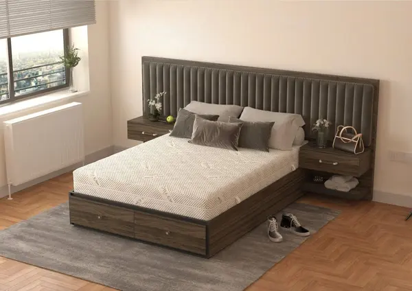 Saltea cu spuma poliuretanica Somnexpert Silver forte 140x200x20 cm ortopedica