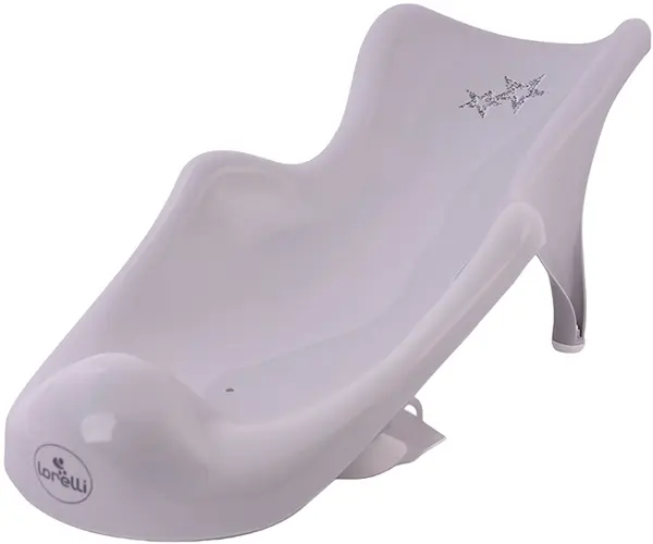 Saltea de baie din plastic Lorelli - Little Stars, Grey