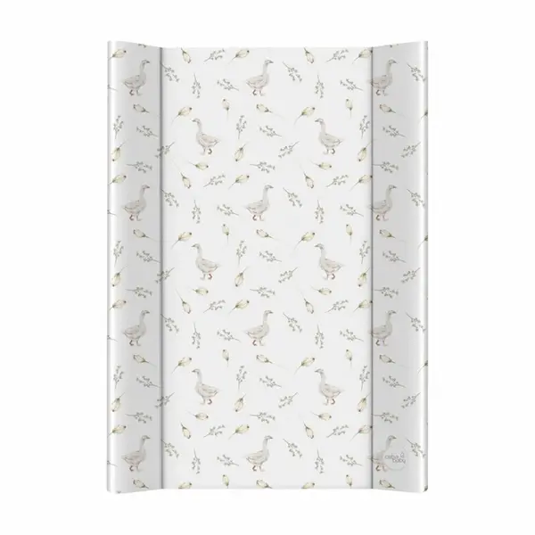 Saltea de infasat, Ceba Baby, Basic, 50x70 cm, Cu intaritura, Pentru comode, masute de infasat si patuturi, Fara BPA, 0 luni+, Goose