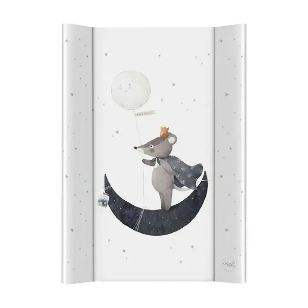 Saltea de infasat, Ceba Baby, Ultra Light, Cu Intaritura, 70x50 cm, Suprafata impermeabila, Pentru comode de infasat sau patuturi, Fara ftalati, 0 luni+, Moon Prince