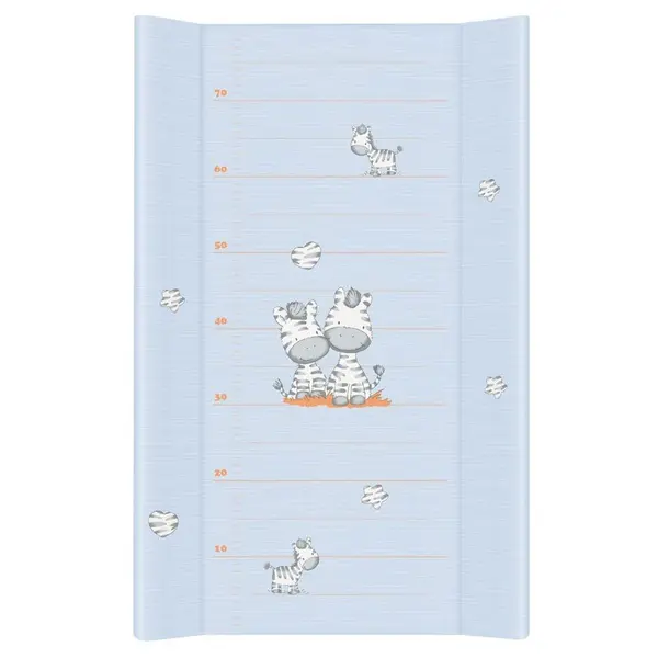 Saltea de infasat cu intaritura 70x50 cm zebra blue