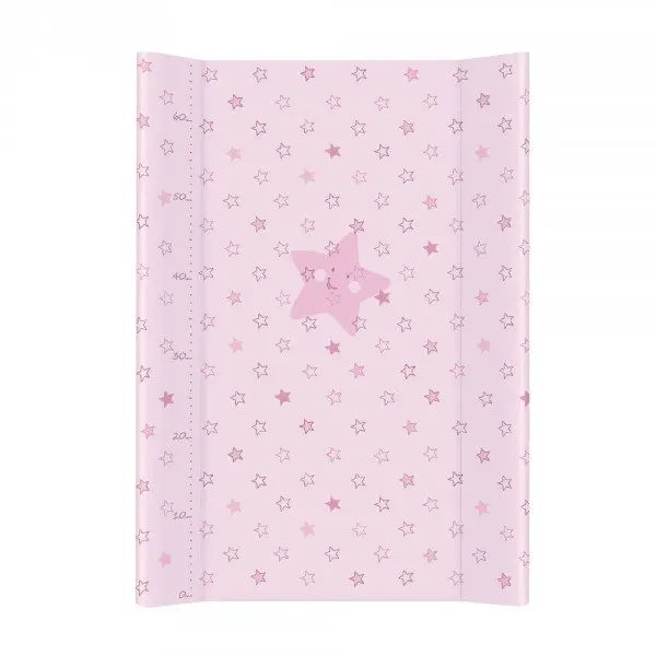 Saltea de infasat cu intaritura 80x50 cm steluta roz