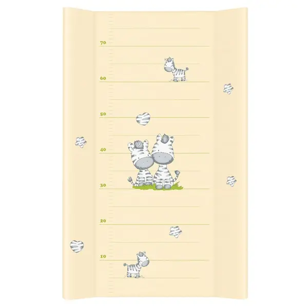 Saltea de infasat cu intaritura 80x50 cm zebra galben