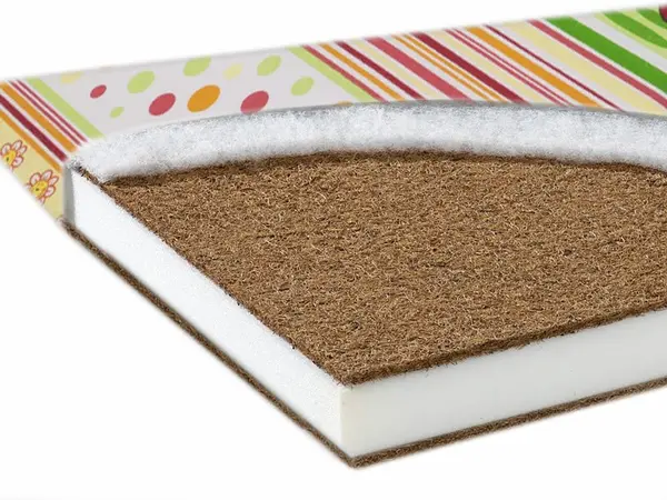 Saltea Fibra Cocos Economy II Color diverse modele 120x60x10