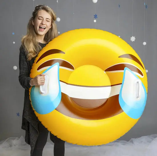 Saltea gonflabila pentru zapada - Emoji | BigMouth Inc