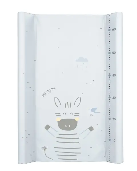 Saltea infasat soft cu suprafata impermeabila KikkaBoo 80x50cm Stripy Friends